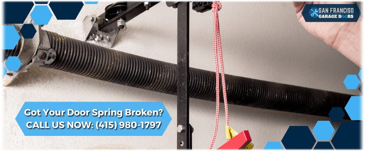 Broken Garage Door Spring Repair San Francisco